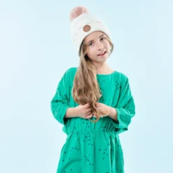 Beanie Apple Rose White Polar