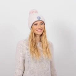 Beanie Creamy Gin Light Pink