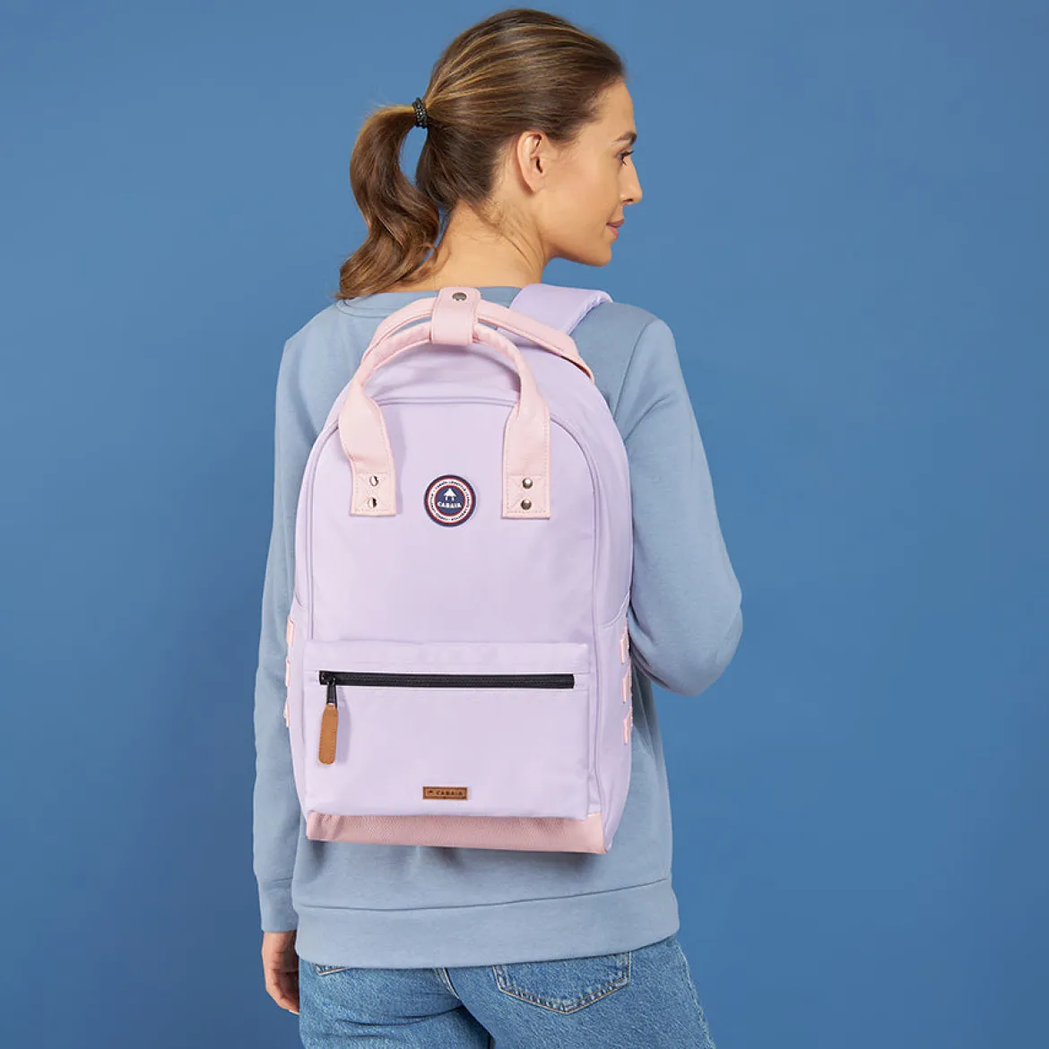 Old school purple - Medium - Backpack
